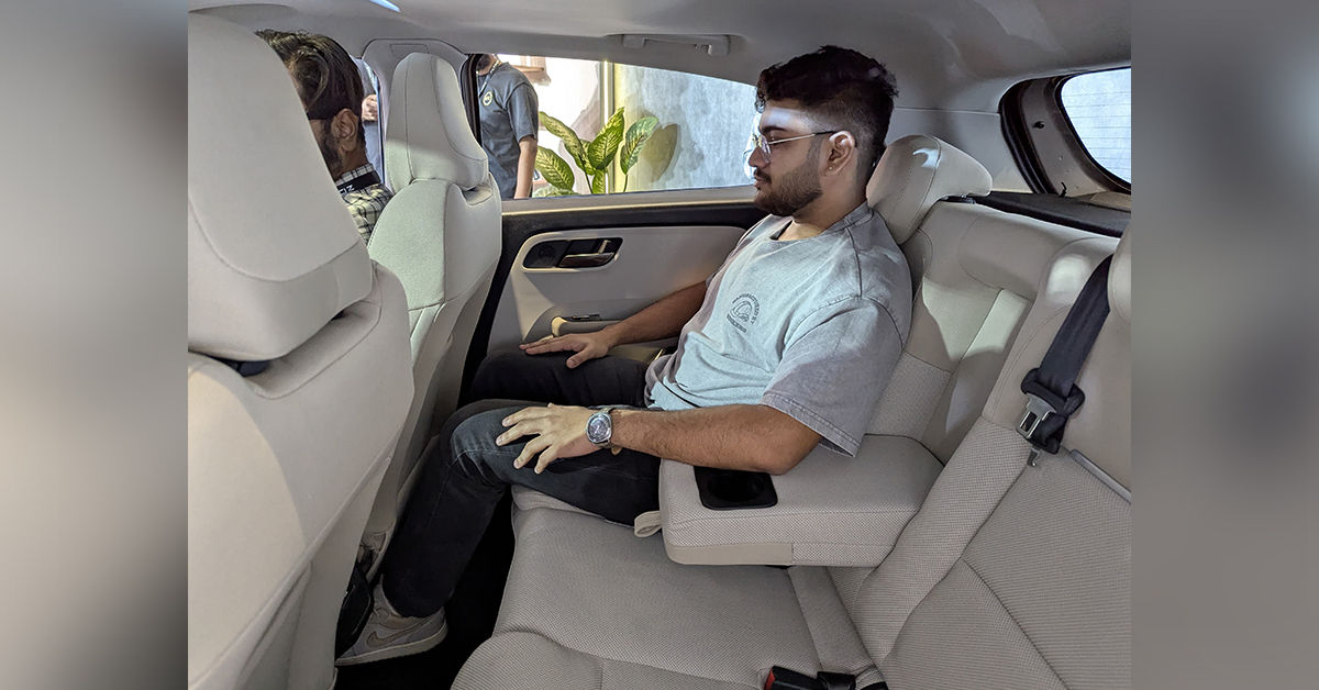 2025 Tata Altroz facelift 2025 Tata Altroz facelift rear seat
