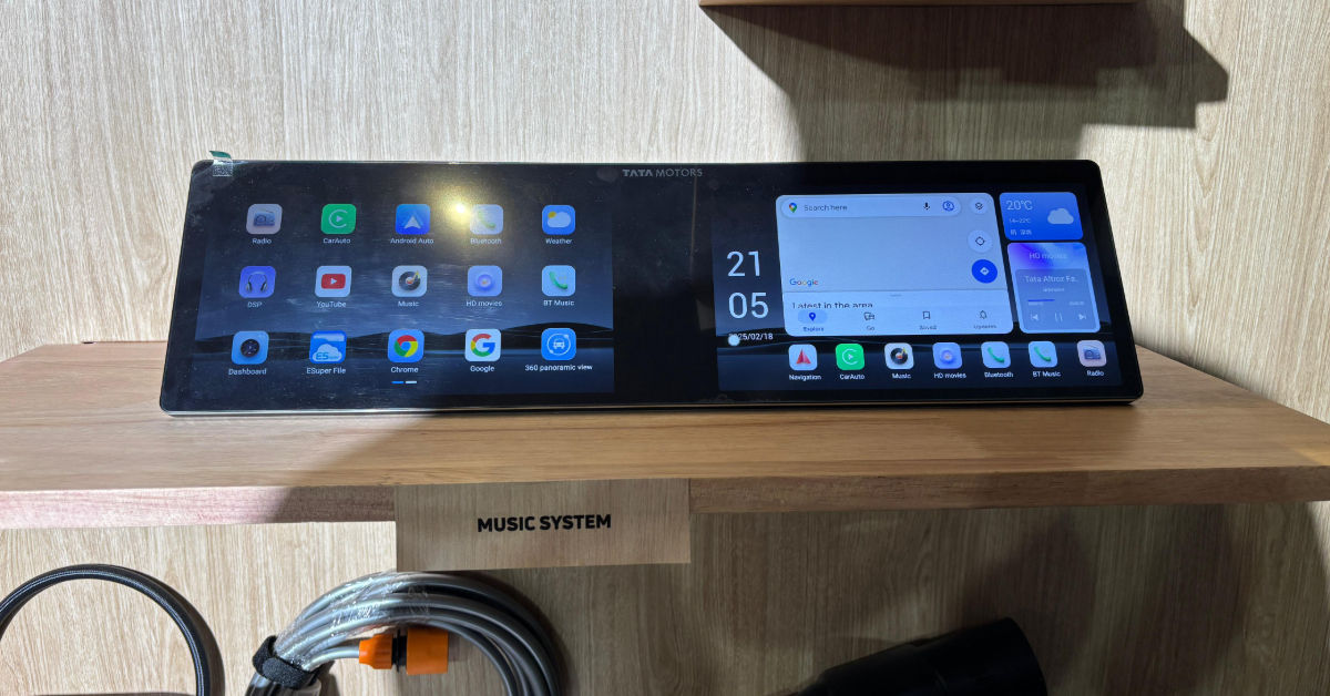 2025 Tata Altroz facelift dual 7.5-inch screen accessory