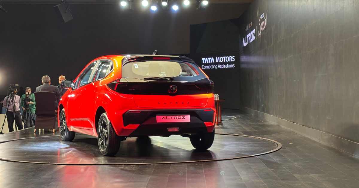 2025 Tata Altroz facelift rear