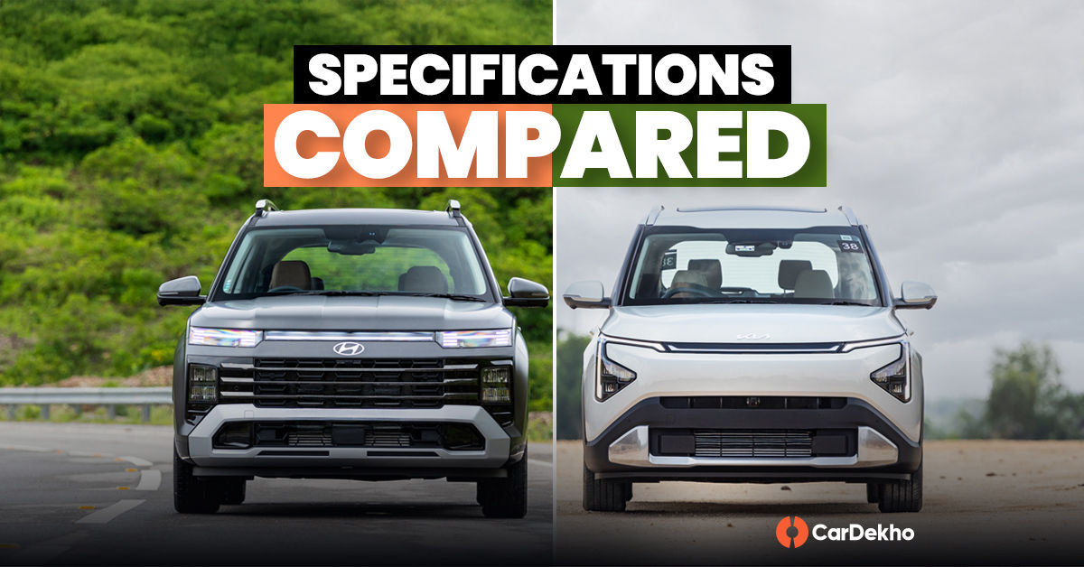 Kia Carens Clavis vs Hyundai Alcazar specifications compared Kia Carens Clavis vs Hyundai Alcazar specifications compared