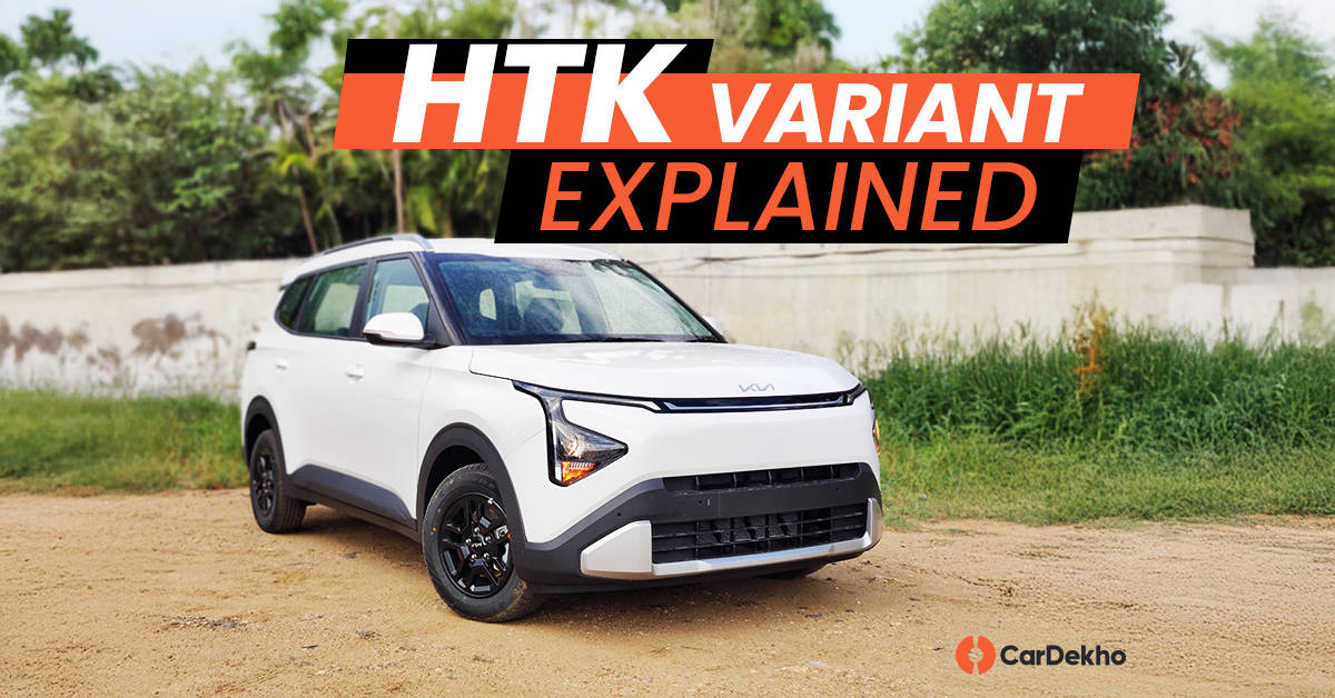 Kia Carens Clavis HTK variant explained in 12 real-life images