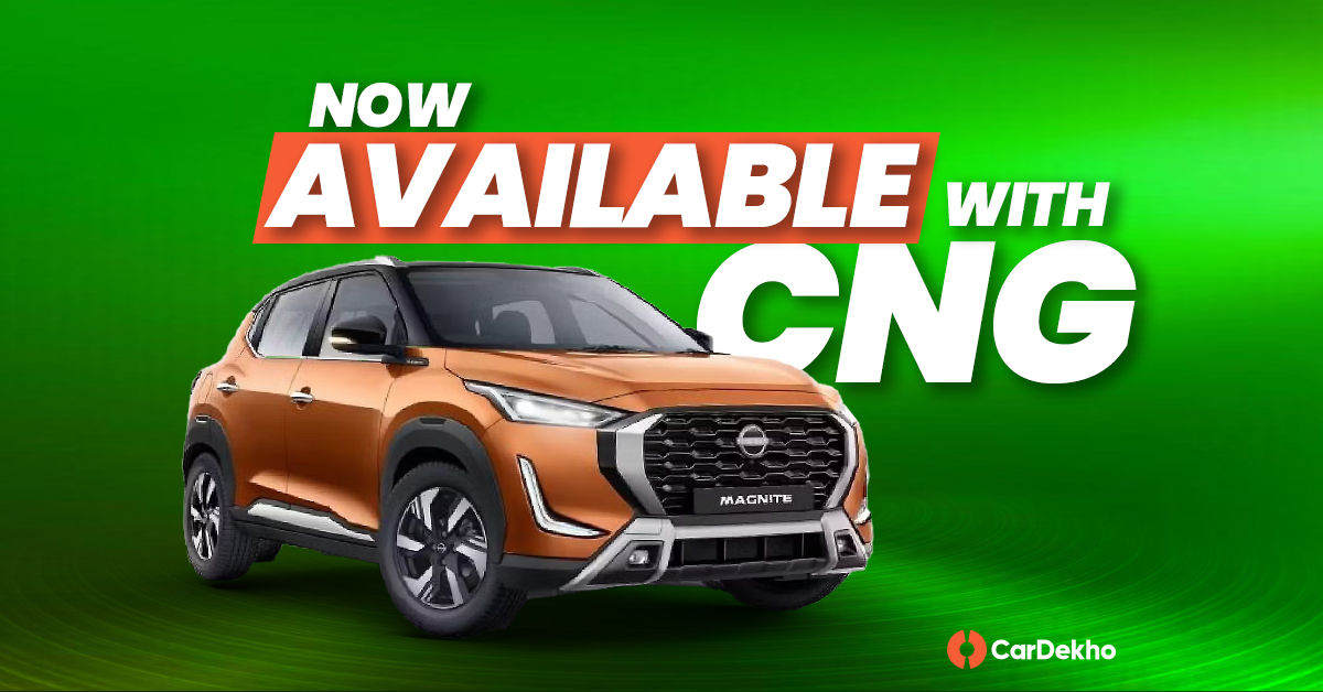 Nissan Magnite now available with a CNG option Nissan Magnite now available with a CNG option