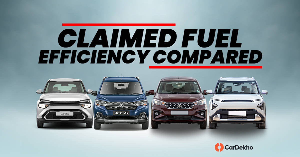2025 Kia Carens Clavis vs Maruti Ertiga vs Maruti XL6 vs Toyota Rumion vs Kia Carens: Claimed Fuel Efficiency Comparison