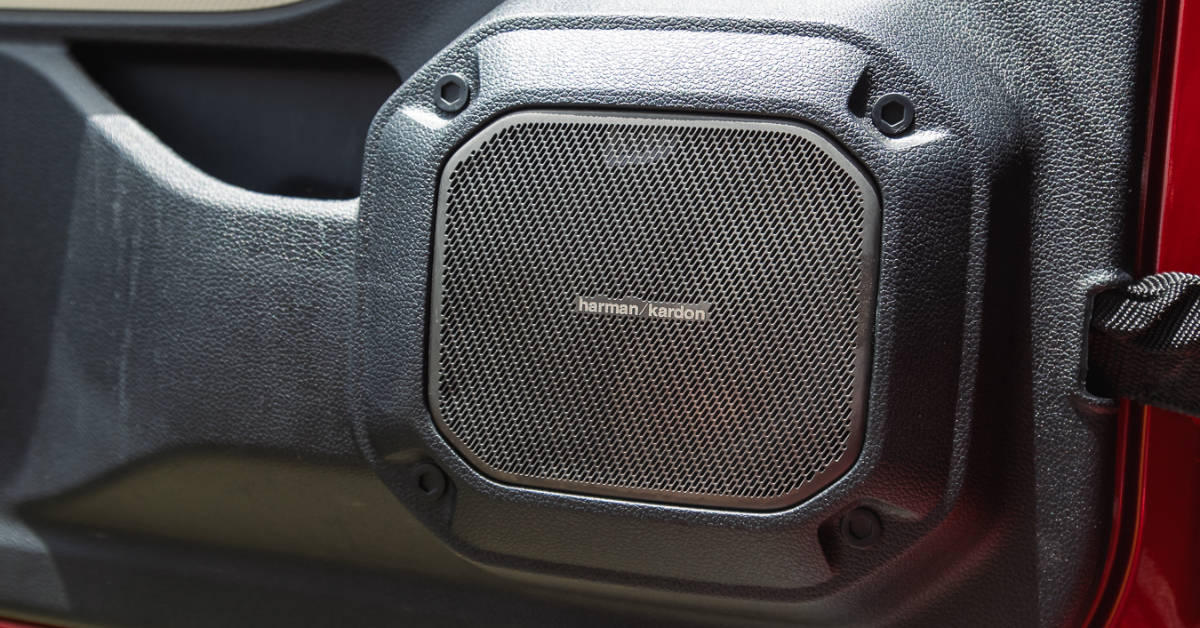 Mahindra Thar Roxx 9-speaker Harman Kardon sound system