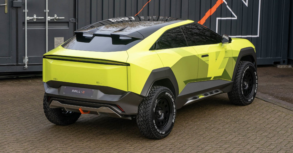 Mahindra BE Rall-e concept rear design