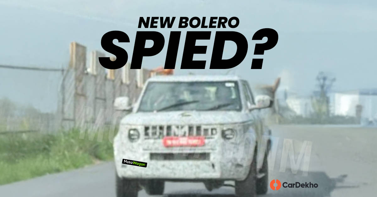 New Mahindra Bolero spotted