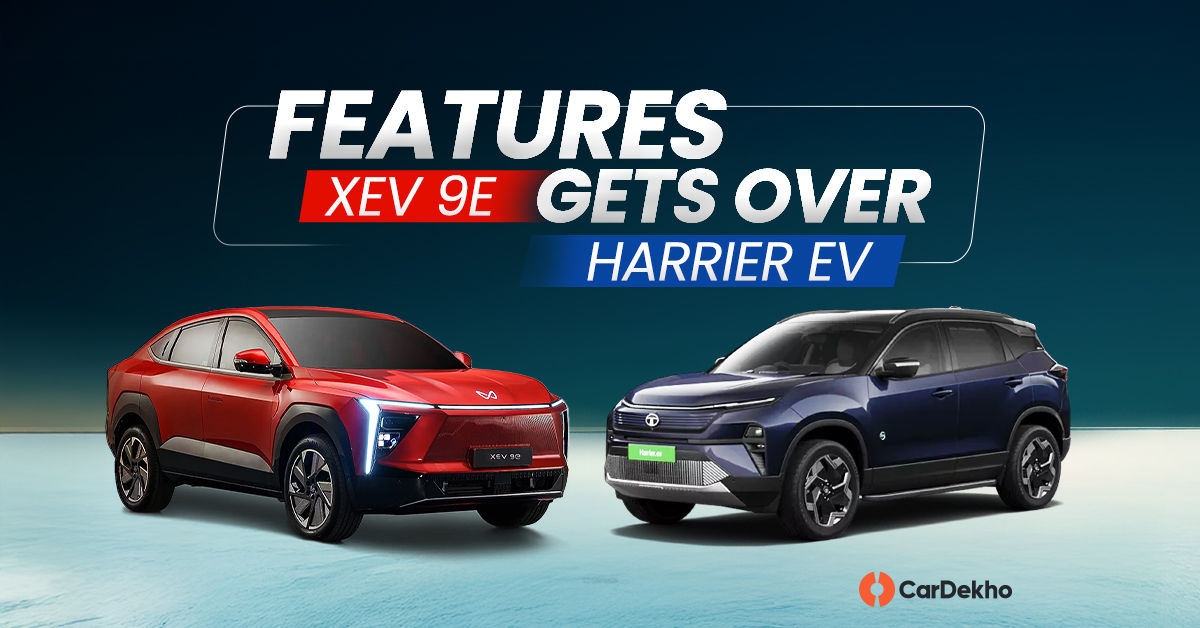 7 features Mahindra XEV 9e gets over Tata Harrier EV