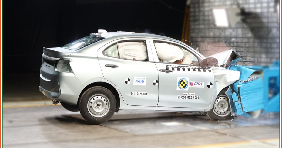 Maruti Dzire Bharat NCAP crash test