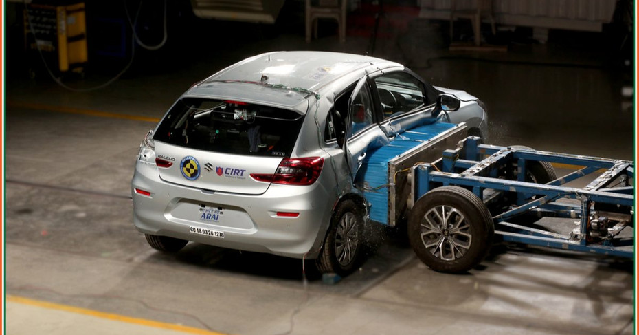 Maruti Baleno Bharat NCAP crash test