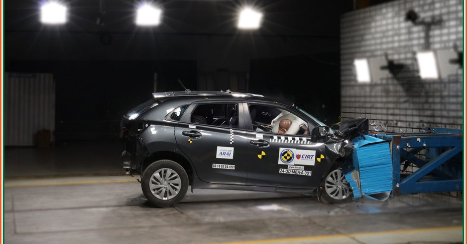 Maruti Baleno Bharat NCAP crash test