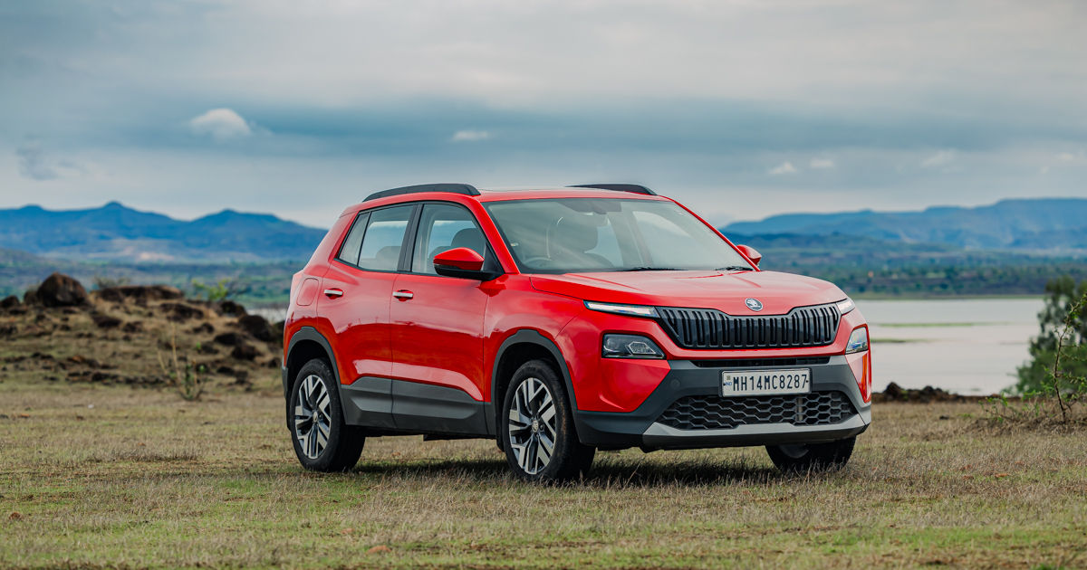 Skoda Kylaq front