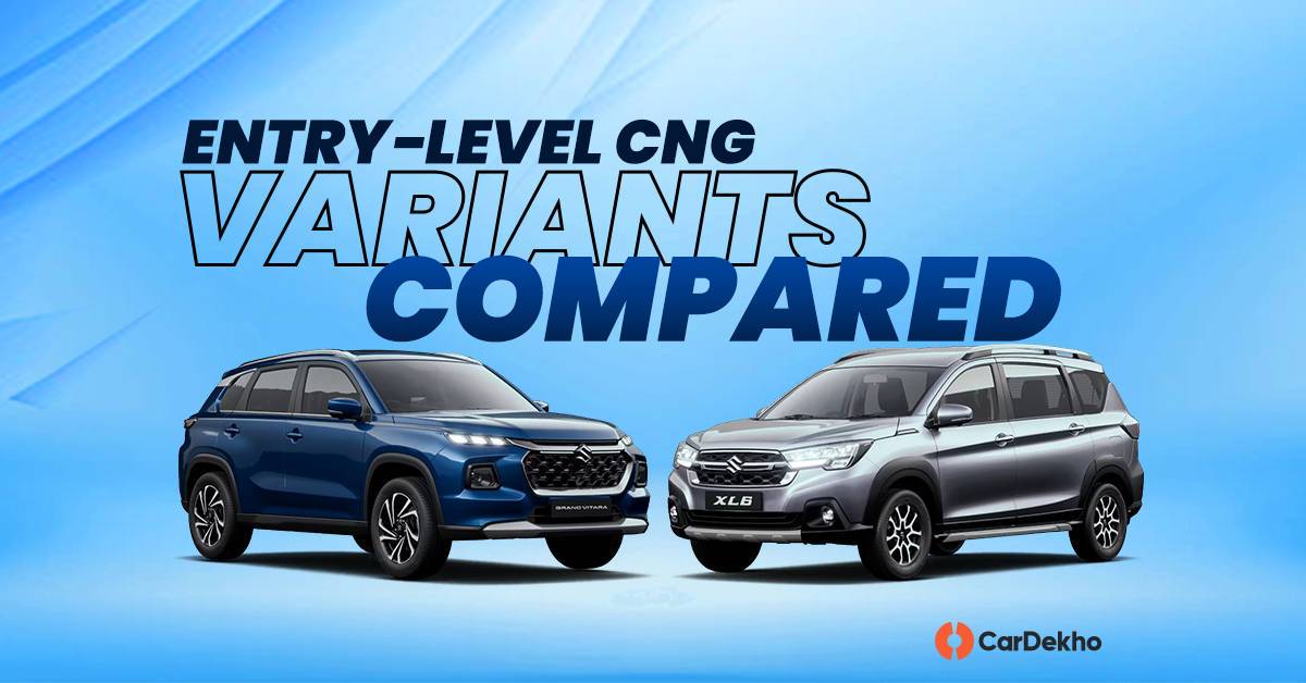 Maruti Grand Vitara Delta CNG vs XL6 Zeta CNG compared