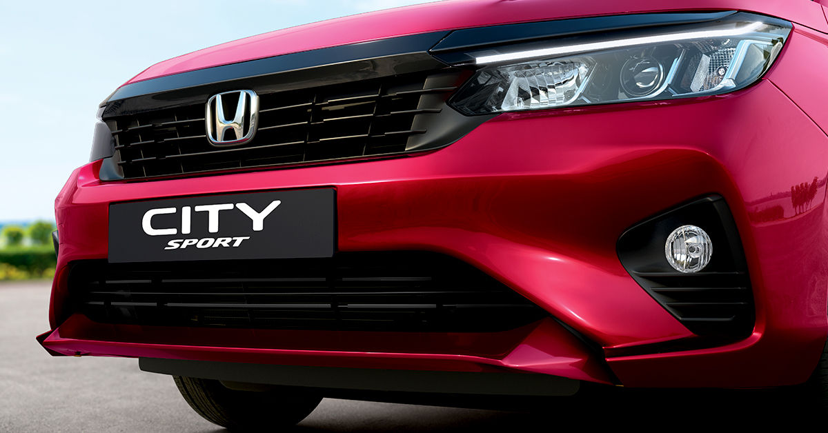 Honda City Sport black grille