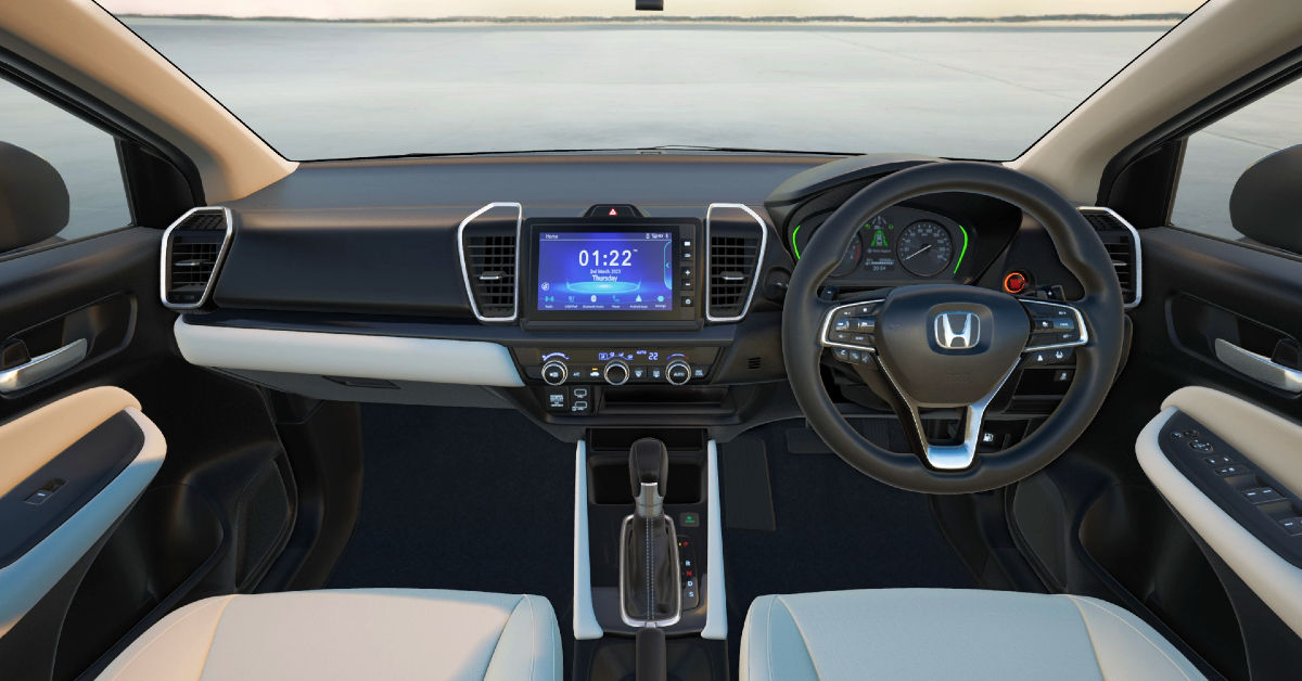 Honda City V variant dashboard