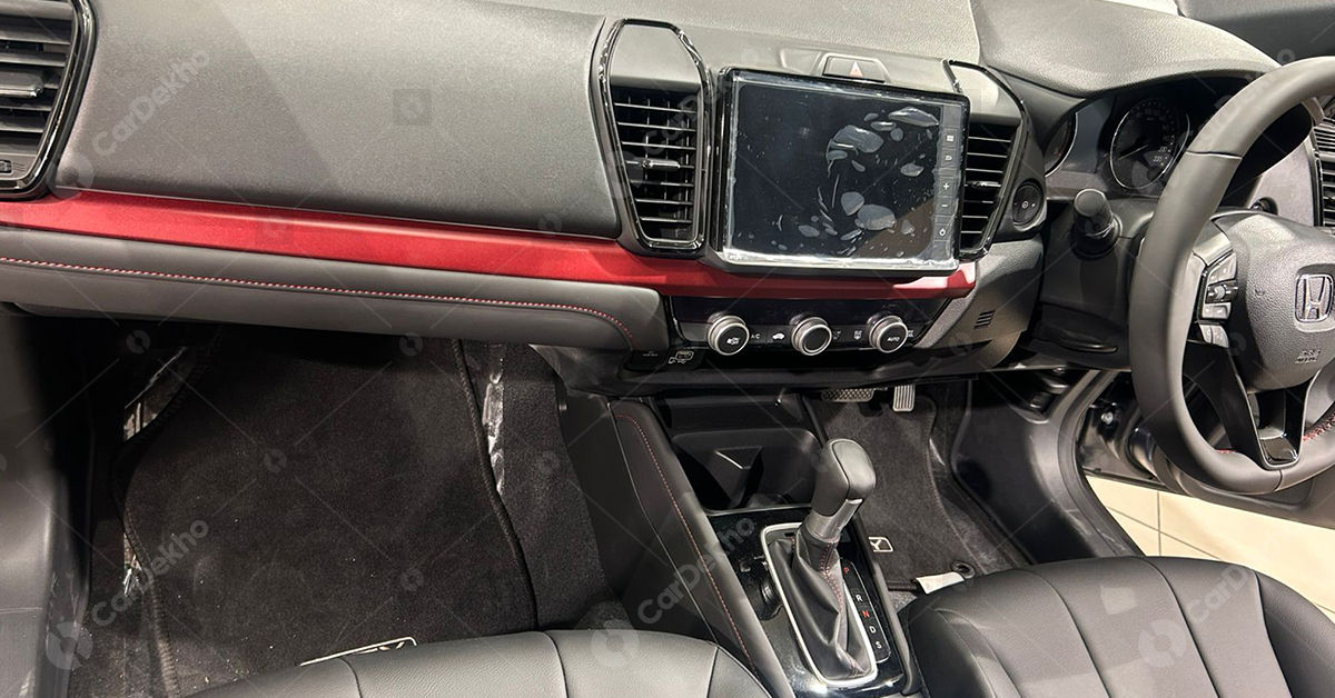 Honda City Sport interior Honda City Sport interior