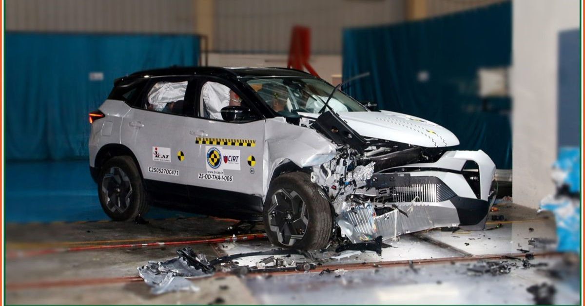 Tata Harrier EV Bharat NCAP crash test