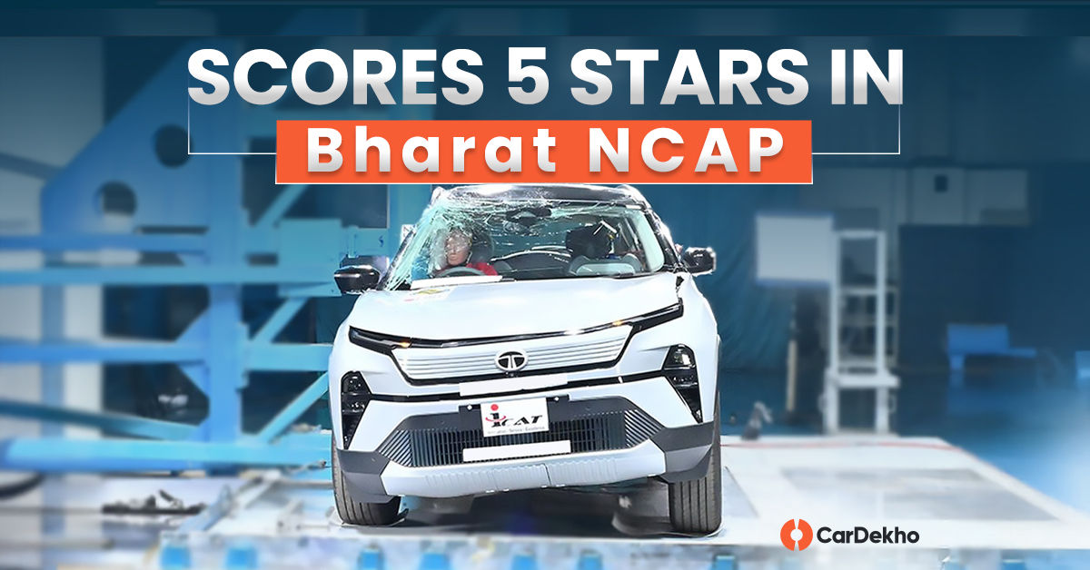 Tata Harrier EV crash teted by Bharat NCAP