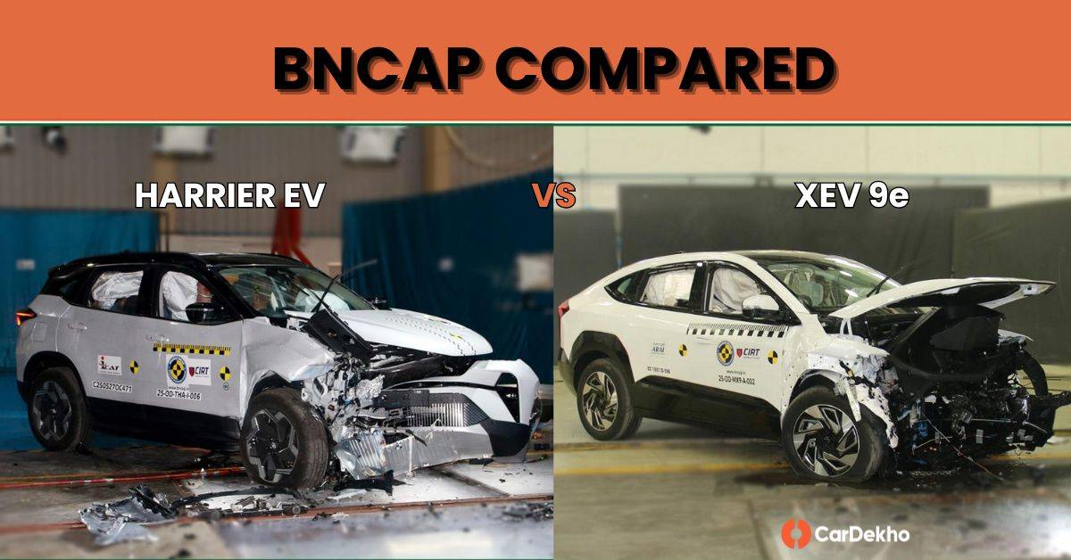 Tata Harrier EV vs Mahindra XEV 9e Bharat NCAP ratings compared
