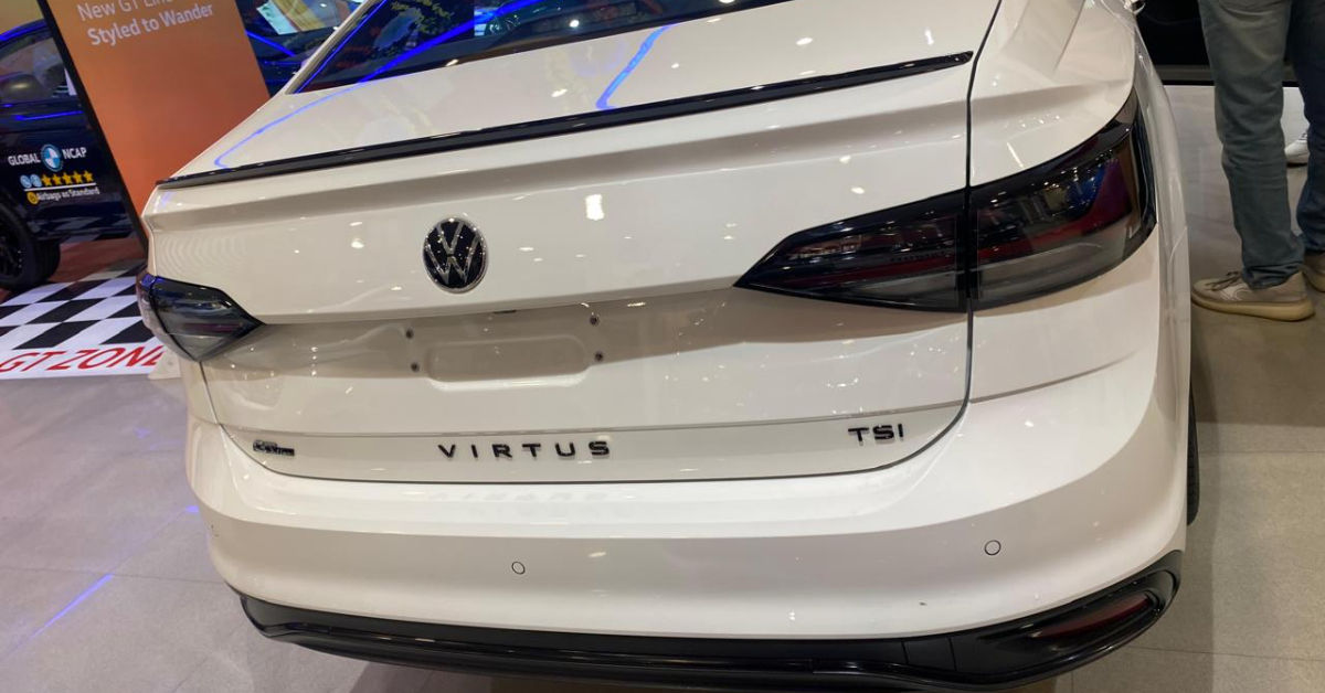 Volkswagen Virtus GT Line rear Volkswagen Virtus GT Line rear