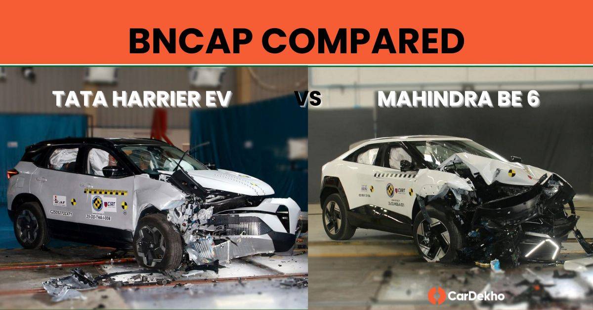 Tata Harrier EV vs Mahindra BE 6: Bharat NCAP results ccompared