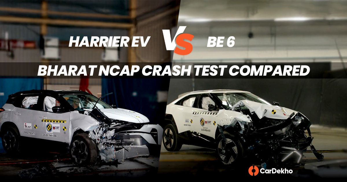 Tata Harrier EV vs Mahindra BE 6: Bharat NCAP results ccompared Tata Harrier EV vs Mahindra BE 6: Bharat NCAP results ccompared