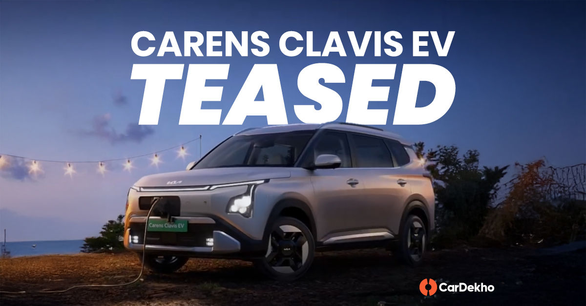Kia Carens Clavis EV teased Kia Carens Clavis EV teased