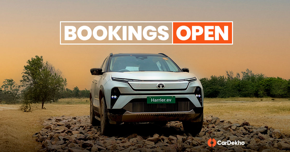 Tata Harrier EV bookings open Tata Harrier EV bookings open