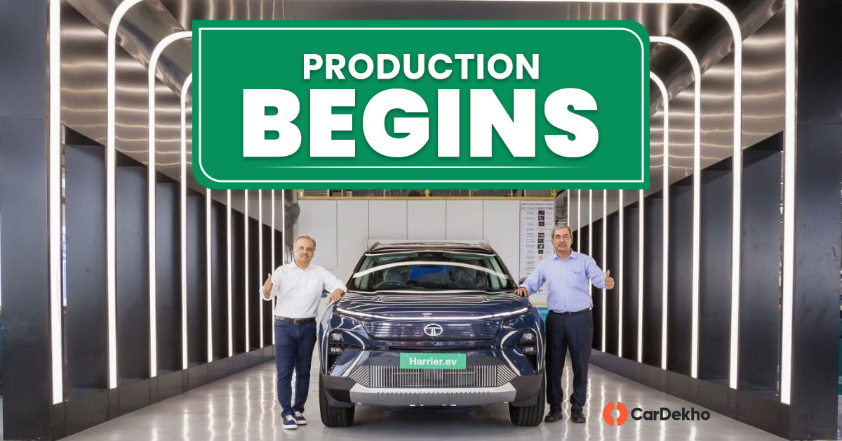 Tata Harrier EV production commences Tata Harrier EV production commences