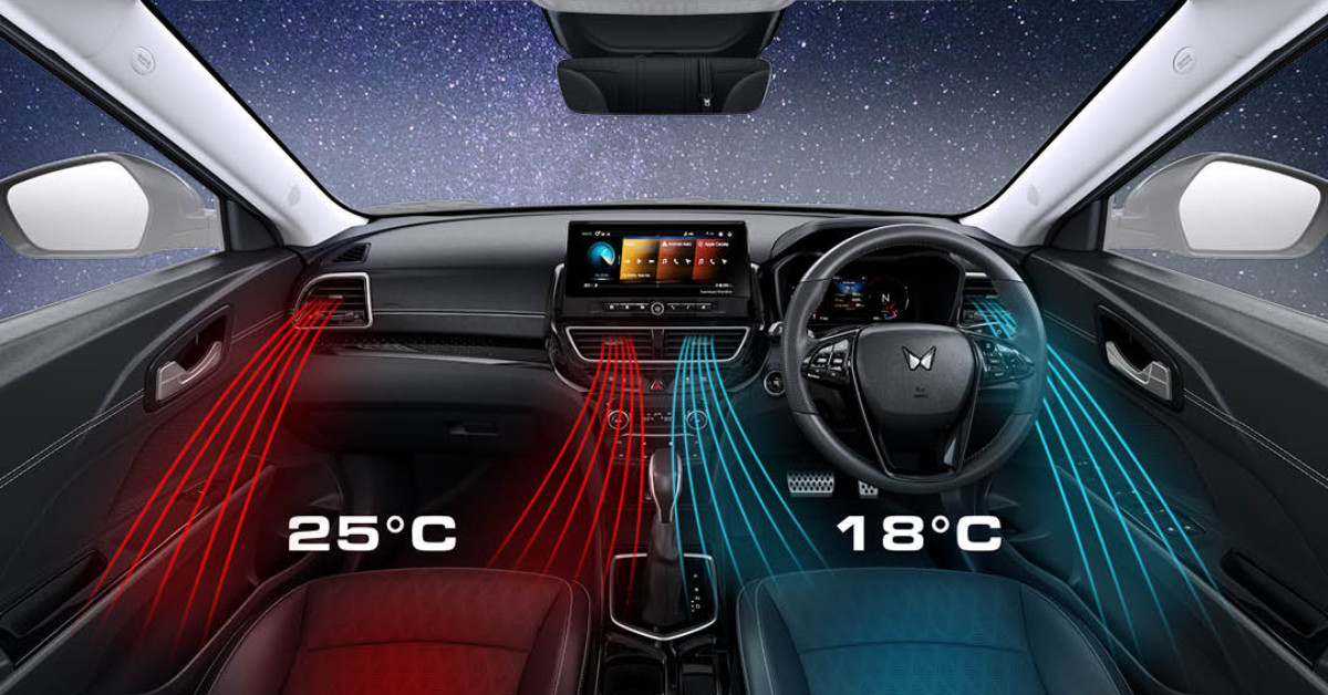 Australia-spec Mahindra XUV 3XO dual-zone AC