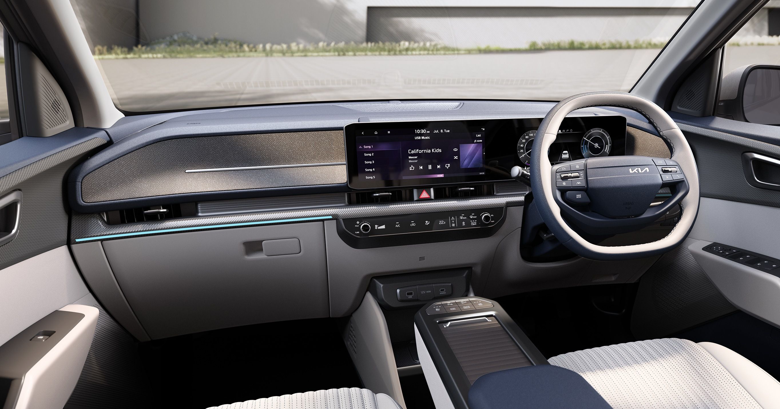 Kia Carens Clavis EV Interior
