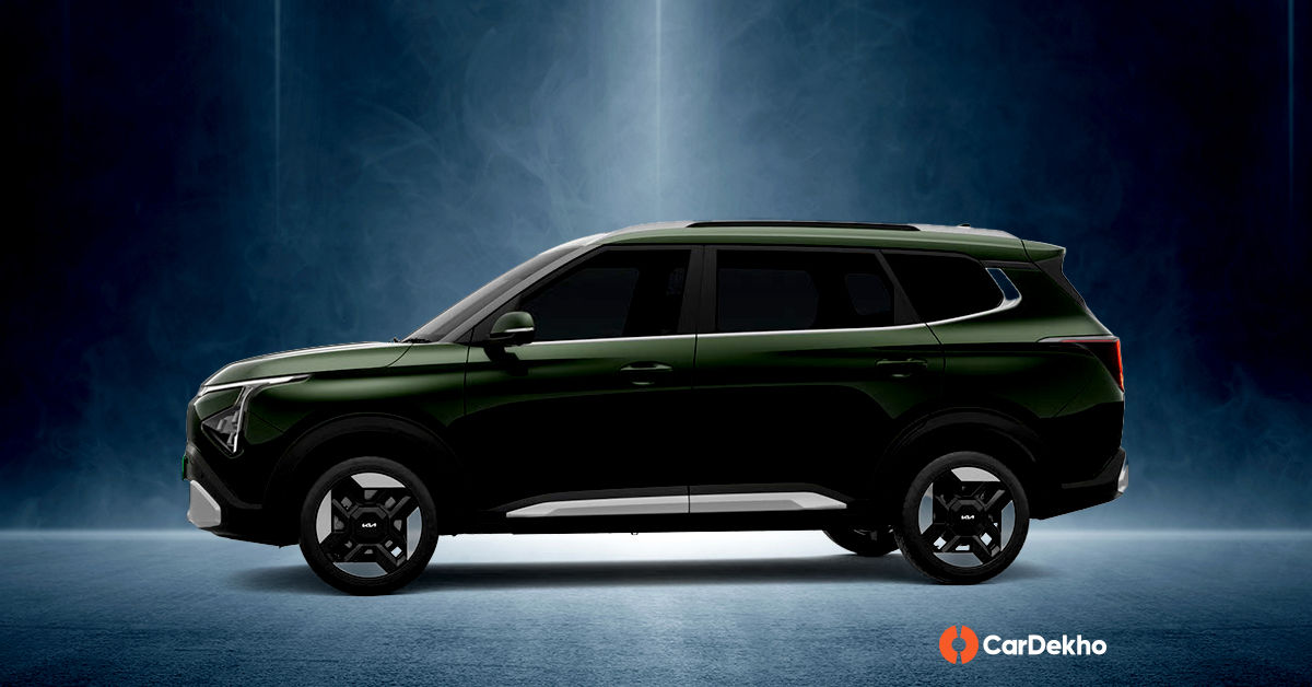 Kia Carens Clavis EV Pewter Olive