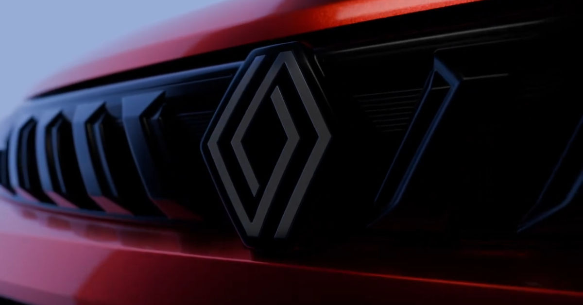 2025 Renault Triber facelift grille and Renault logo 2025 Renault Triber facelift grille and Renault logo