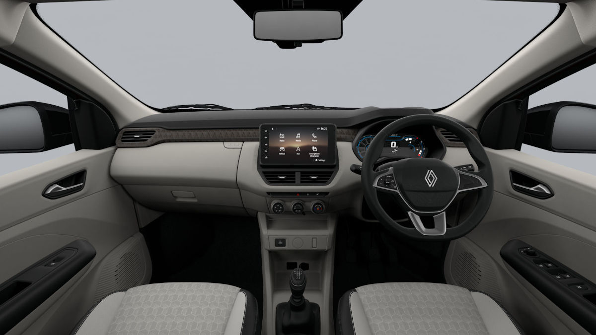 2025 Renault Triber facelift Techno variant interior