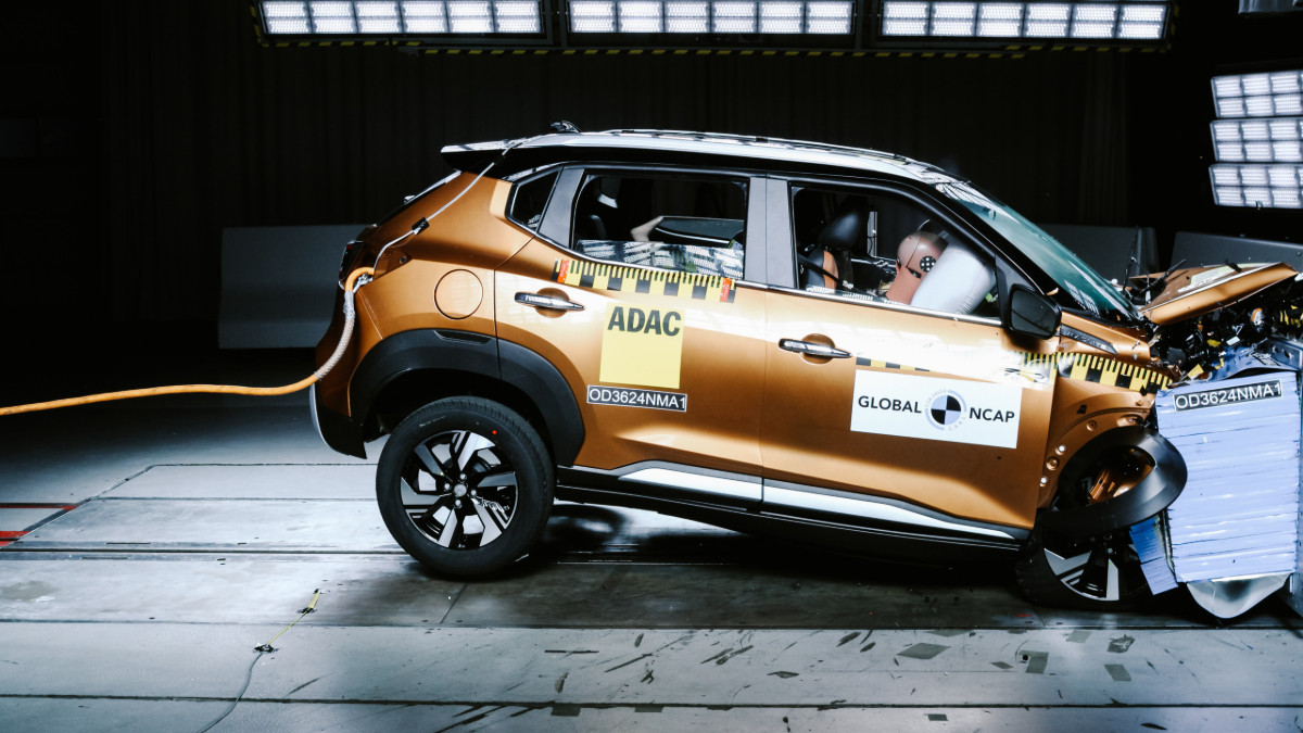 Nissan Magnite Global NCAP crash test Nissan Magnite Global NCAP crash test