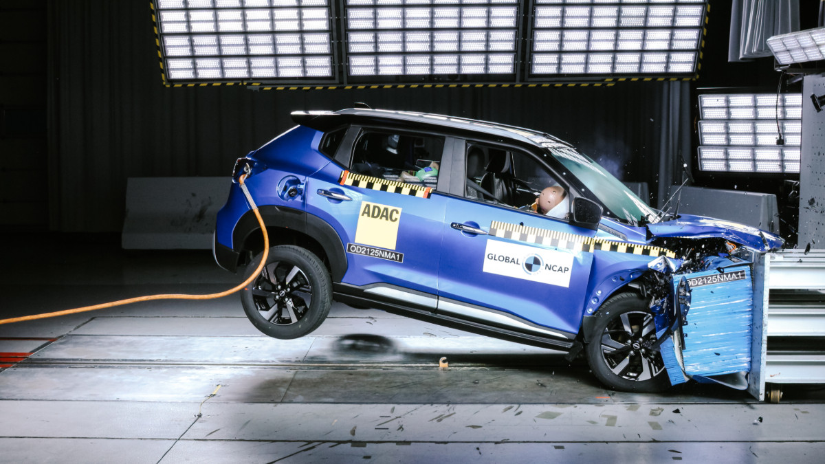 Nissan Magnite Global NCAP crash test Nissan Magnite Global NCAP crash test