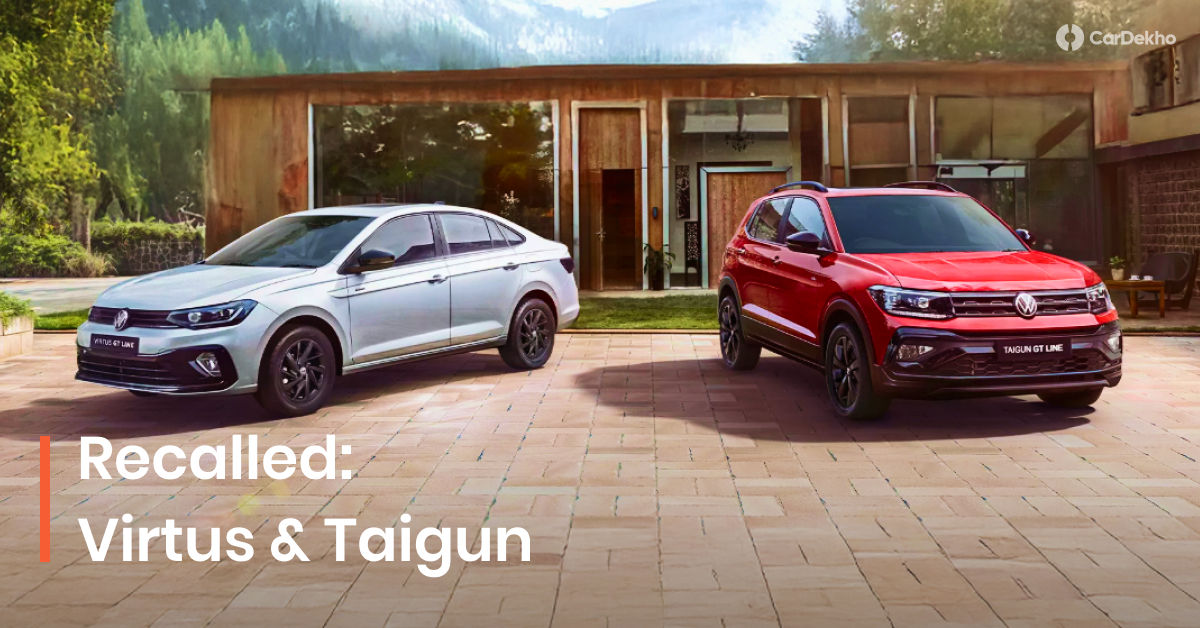 Volkswagen Virtus and Taigun recalled