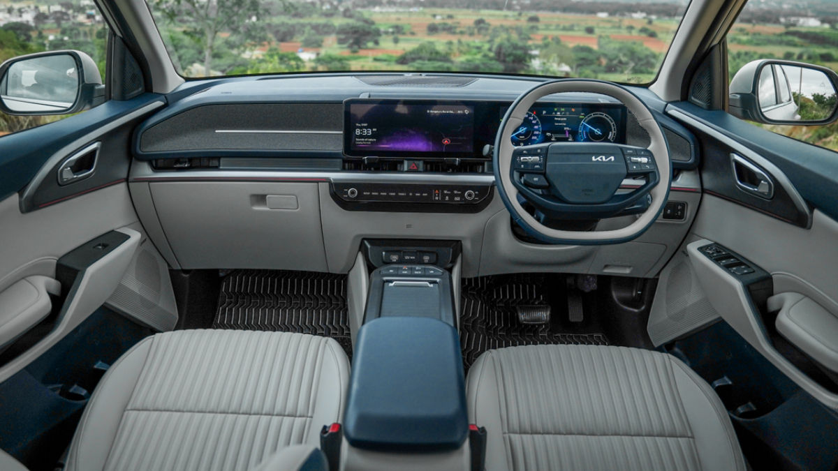 Kia Carens Clavis EV dashboard Kia Carens Clavis EV dashboard