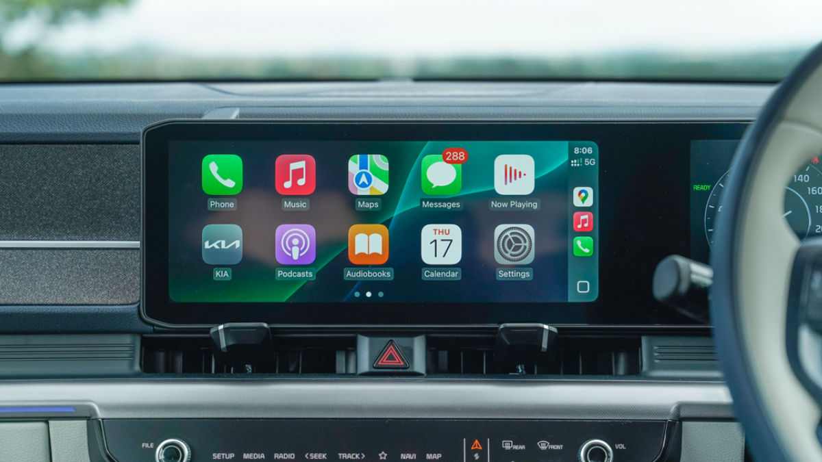Kia Carens Clavis EV touchscreen Kia Carens Clavis EV touchscreen