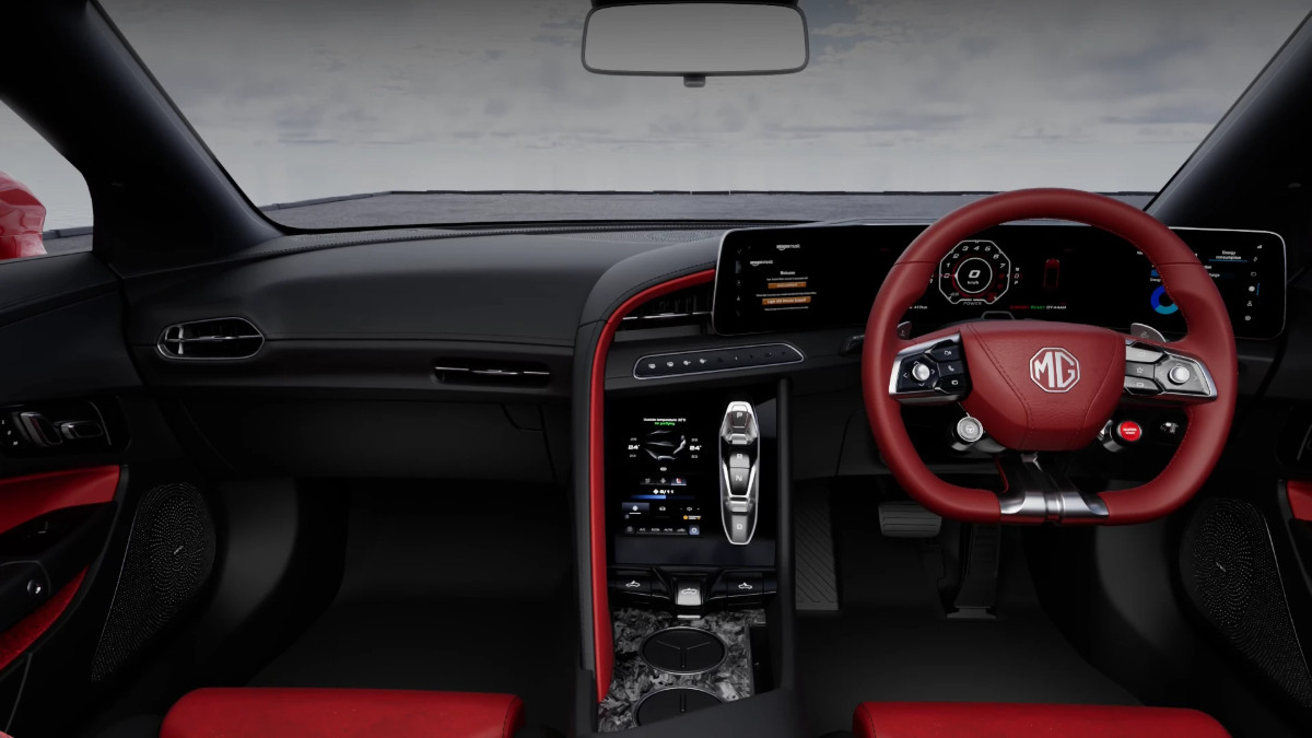 MG Cyberster interior