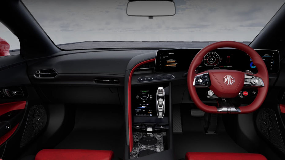 MG Cyberster interior