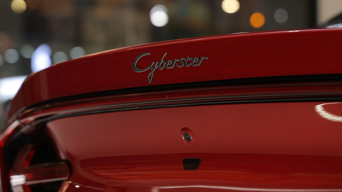 MG Cyberster LED tail lights