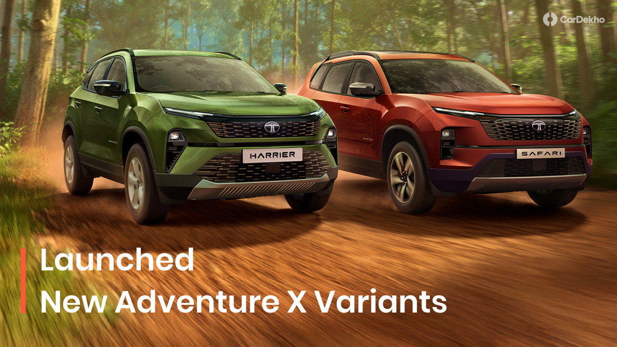 Tata Harrier and Safari Adventure X variants launched