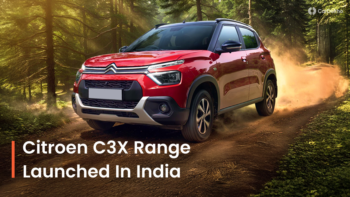 Citroen C3X launched in India Citroen C3X launched in India