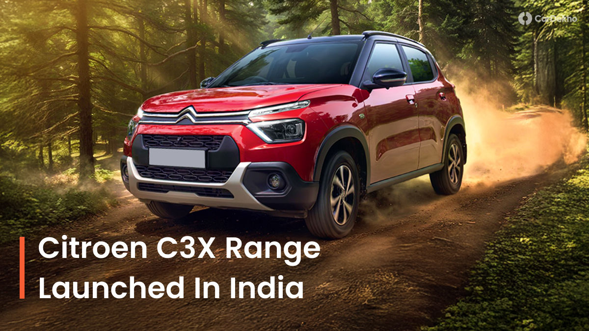 Citroen C3X launched in India