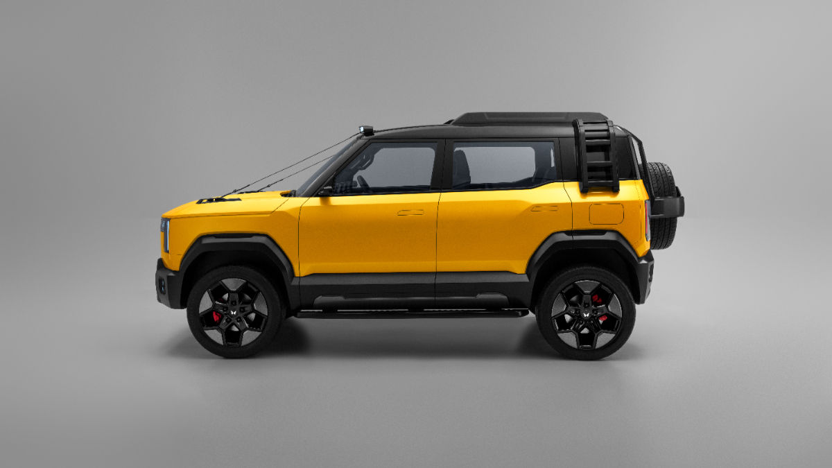 Mahindra Vision S concept side profile design
