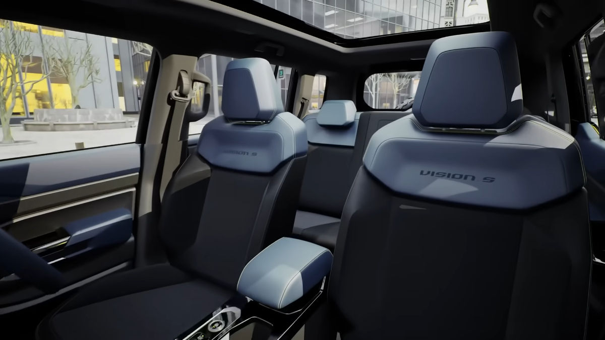 Mahindra Vision S concept seats