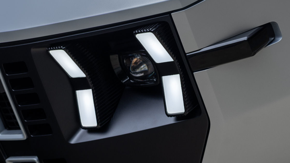 Mahindra Vision T concept headlight
