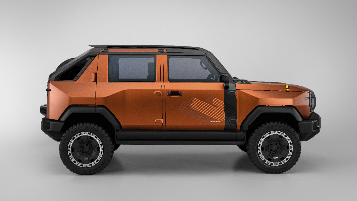 Mahindra Vision SXT side profile