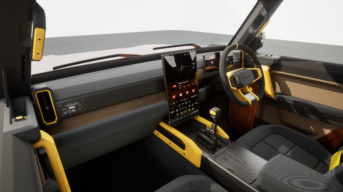 Mahindra Vision SXT dashboard