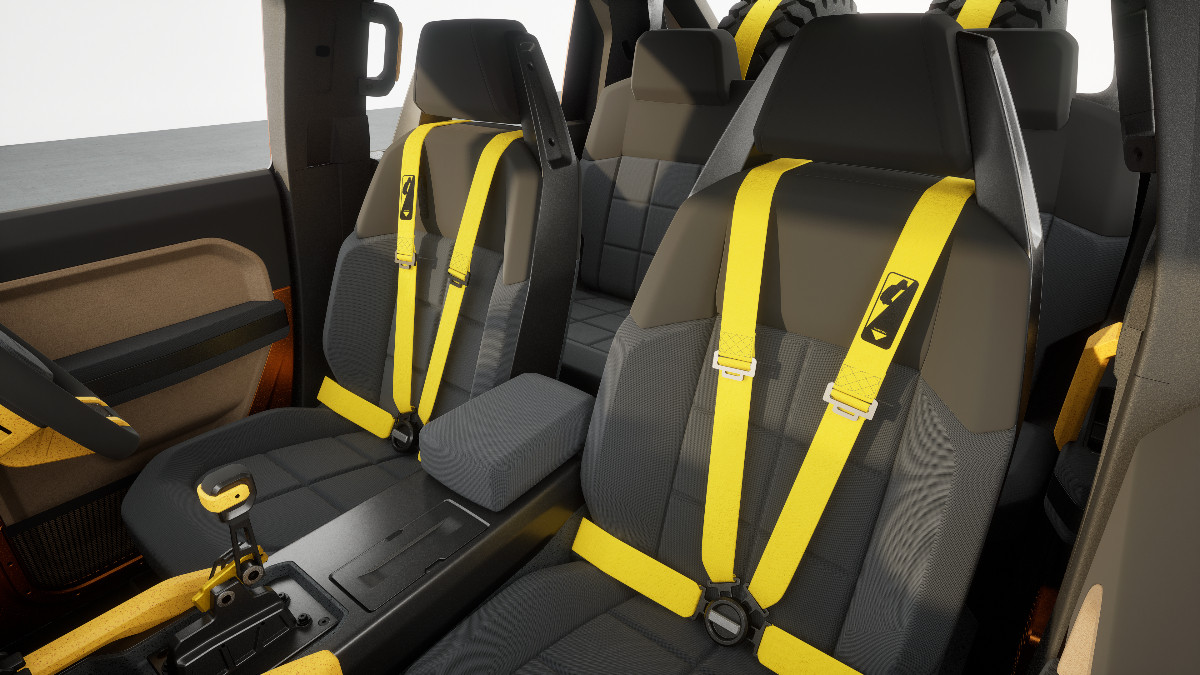 Mahindra Vision SXT seats